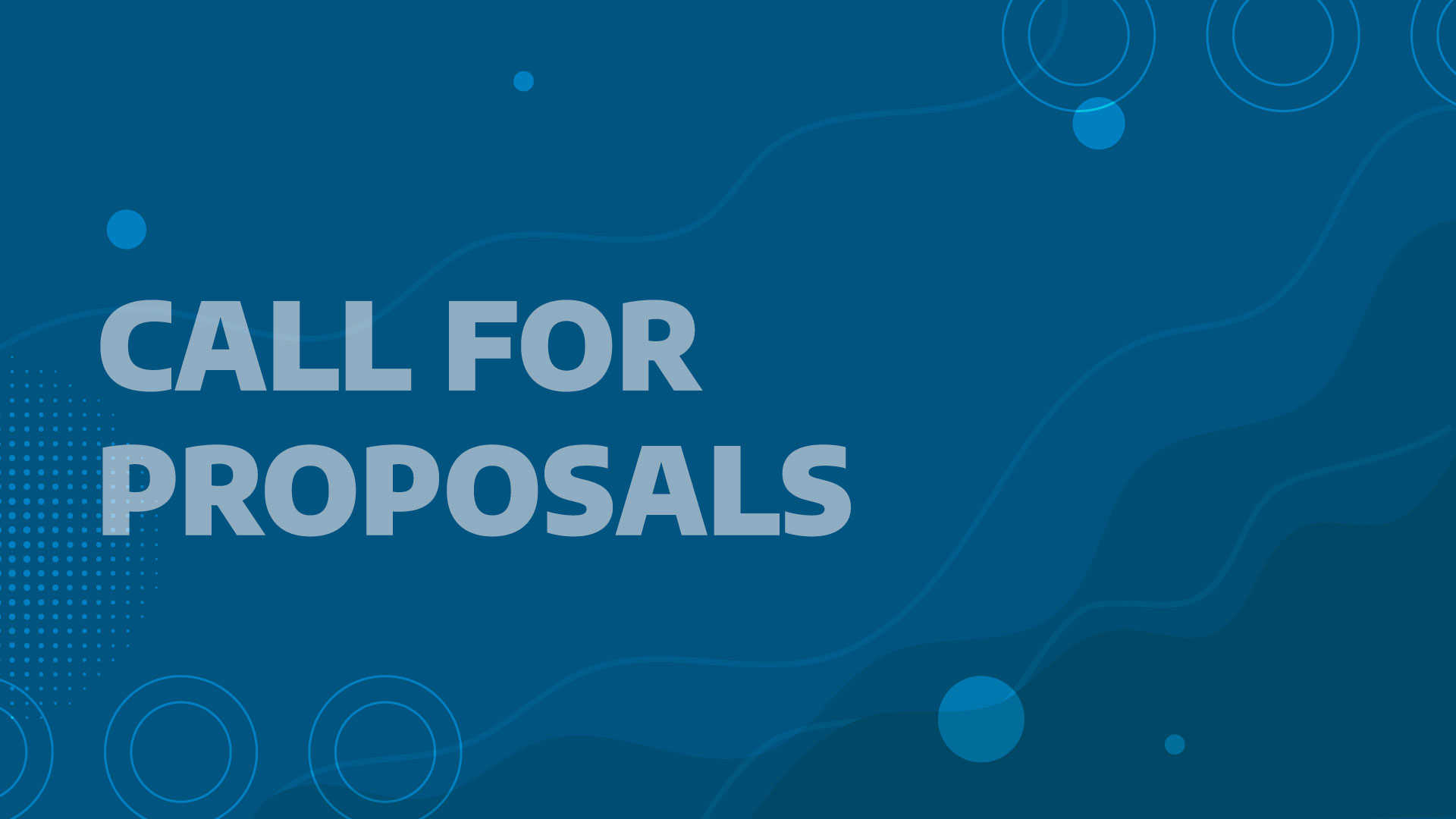 Call for proposals: 2024 Seed Funding Opportunity for Mobilities to ...